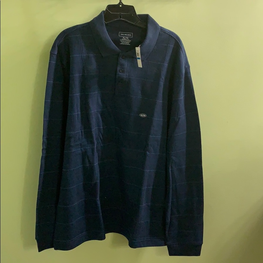 Brand New Van Heusen Long Sleeve Polo